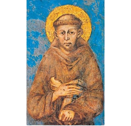 Svatý František z Assisi, můj horský souputník, kterého jsem před vysvěcením následoval. Pán Bůh Ti žehnej bratře Františku!